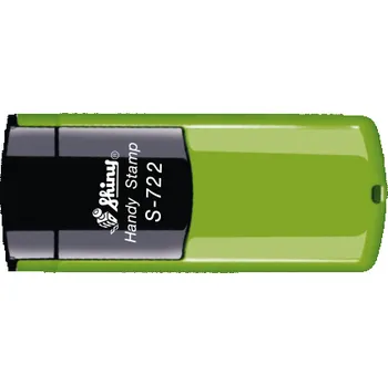 Razítko Kapesní razítko Shiny NEW S-722 Handy Stamp, vlastní text 38 x 14 mm *Barva strojku: Zelená