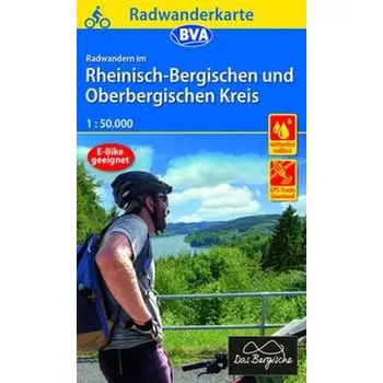 Radwanderkarte BVA Radwandern im Rheinisch-Bergischen und Oberbergischen Kreis 1:50.000, reiß- und wetterfest, GPS-Tracks Downlo