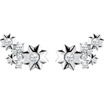 Preciosa Hvězdičkové stříbrné náušnice Orion 5246 00 + 2 měsíce na vrácení zboží