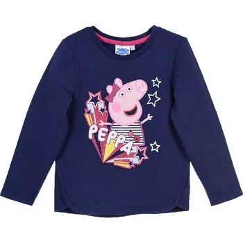 Dívčí mikina Dívčí fialová mikina Peppa Pig Velikost: 104