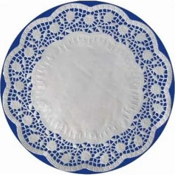 Dortová krajka 24cm bílá-100ks