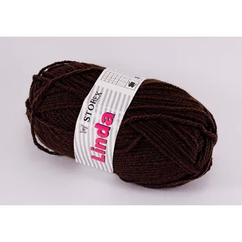 Příze Příze Linda - hnědá 9726