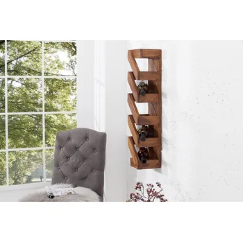 Stojan na víno MAKASSAR 70 cm – přírodní