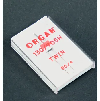 Příslušenství k šicímu stroji Dvojjehla ORGAN do šicích strojů - 1 ks - velikost 4/90