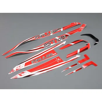 Proboat Impulse 32: Samolepky červené