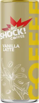 Energetický nápoj Big Shock Coffee Vanilla Latté 250 ml