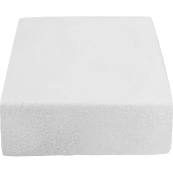 Prostěradlo PupyHou Dětské prostěradlo do postele Froté - 120 x 60 cm, Bílá