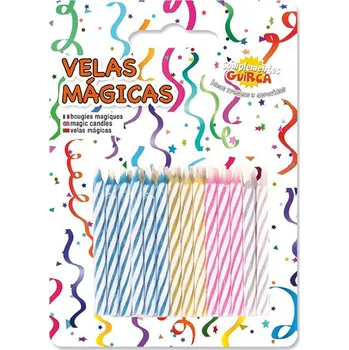 Dortová svíčka Guirca - Sada kouzelných narozeninových svíček -