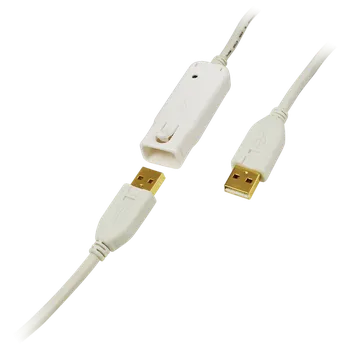 Datový kabel LogiLink Kabel opakovače USB 2.0, 12m