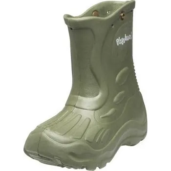 Pánské holínky Gumáky holinky lehké, měkké zelené Olive Playshoes 180100