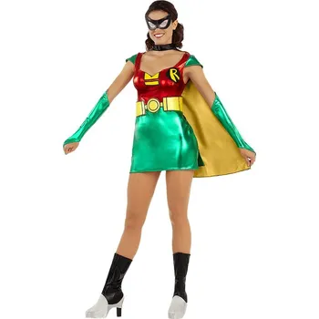 Karnevalový kostým Funiglobal - Kostým pro ženy Robin extra velký - XL