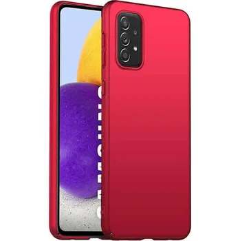 Pouzdro na mobilní telefon Ochranný plastový kryt pro Samsung Galaxy A32 5G A326B - červený