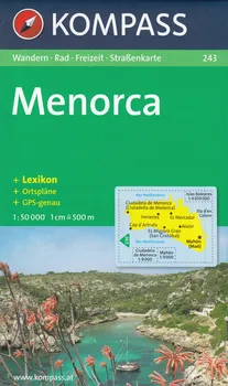 Menorca 1:50 000 - Nakladatelství Kompass Karten (2018)