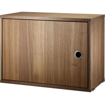 Komoda String Komoda String Cabinet with swing door, walnut