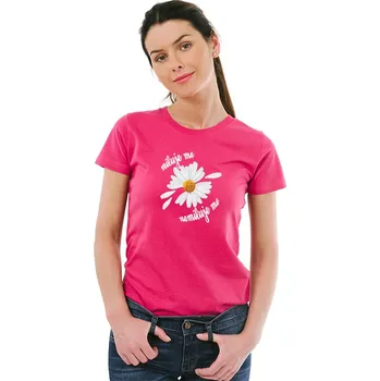 STRIKER Dámské tričko Miluje mě ? Barva: Růžová, Velikost: S