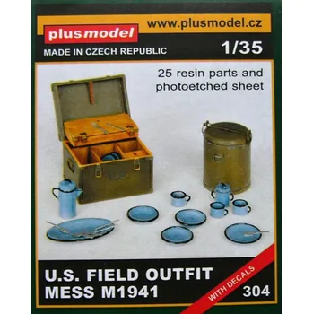 Plastikový model Plusmodel 1/35 U.S. Field outfit mess M1941 Store