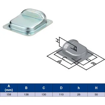 Koncový doraz "želva" typ M