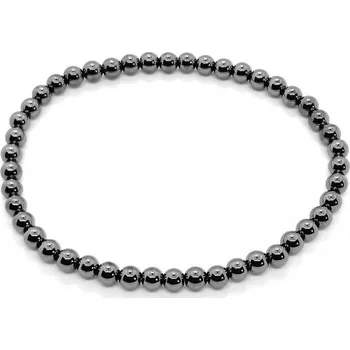 Náramek Náramek kuličky 4mm HEMATIT SKN4_HE
