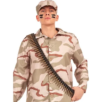 Karnevalový doplněk Funiglobal - Pás s náboji -