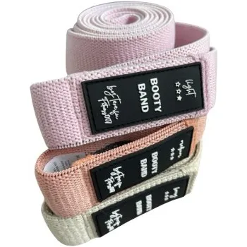 Guma na cvičení - Long booty band Tere.fu - set 3 gum (textilní) + Sleva 3 % pro registrované