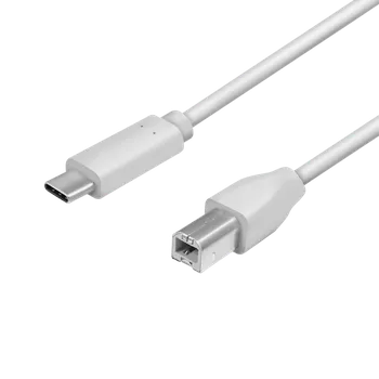 Datový kabel &nbsp;LogiLink Připojovací kabel USB 2.0, USB-C male na USB-B male, 1m
