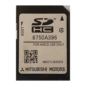 Mapový podklad pro GPS navigaci MITSUBISHI MMCS SD KARTA NAVIGACE SAT NAV MAPA 2020/21 EVROPA W-11 W-12