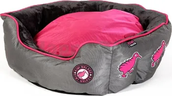 Pelíšek pro psa Kiwi Walker Running Oval 55 x 55 x 20 cm růžový