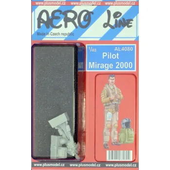 Plastikový model Plusmodel 1/48 Pilot Mirage 2000 (1 fig.)