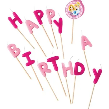 Dortová svíčka Procos - Narozeninová svíčka Disney princezny -