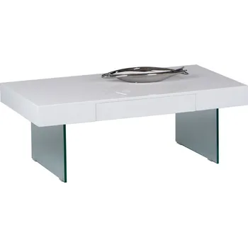 Konferenční stolek Tempo Kondela Daisy 2 New bílý lesk