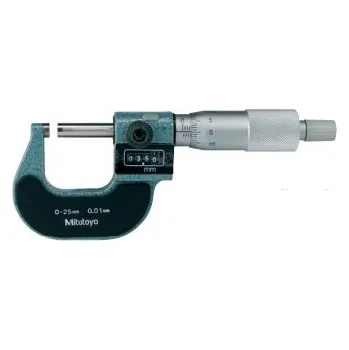Mikrometr třmenový analogový 50-75/0,001 mm, s řehtačkou a čítačem (mitu-193-113)