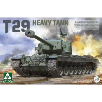 Plastikový model Takom 1/35 U.S. Heavy Tank T29