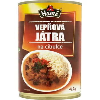 Hotové jídlo Hamé Vepřová játra na cibulce 415 g