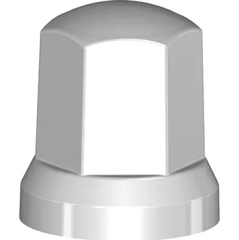 Plechové kolo Krytka matice kola plastová šedá vysoká, výška 54,5 mm, velikost matice 32