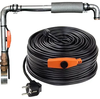 DEMA Topný kabel na ochranu proti mrazům s termostatem 8 m
