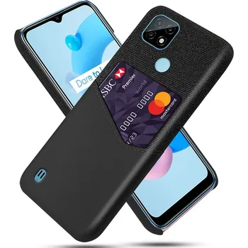 Pouzdro na mobilní telefon TVC Pouzdro KSQ Cloth pro Realme C21 Barva: Černá