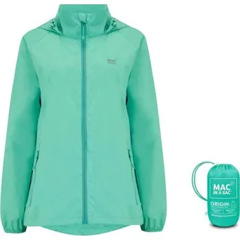 Dámský kabát Mac in a sac Origin Packable Waterproof Jacket tiffany green 10k Size: XS