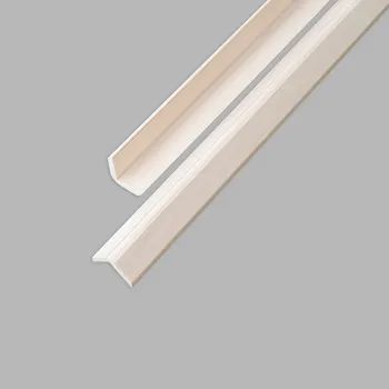soklová lišta Dřevěná Lišta Úhlová Ozdobná Lípa 35 x 35 mm