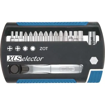 Bit Zásobník bitů xlselector, směs, 17dílný, s ráčnou nástavce, wiha, 36951 (7948z)