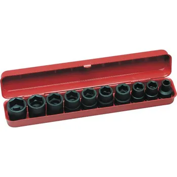 Gola sada 1/2 sada hlavic nástrčných průmyslových projahn 10-24 mm, 10dílná (3080), 548750 3080