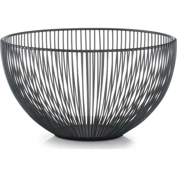 Zeller Koš na ovoce, drátěný koš na ovoce, dekorativní, černý, kovový
