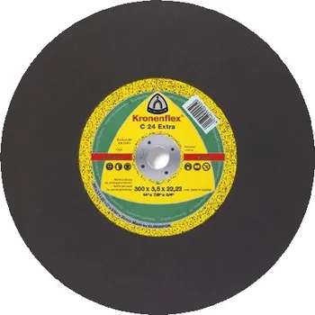 Řezný kotouč Velký řezný kotouč kronenflex, c 24 extra, rovný, 300x3,5x20, pro motorovou brusku