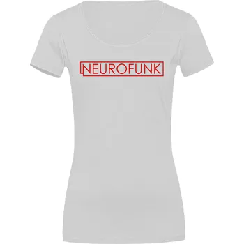 Dámské tričko Dámské tričko NEURO Minimalistic Velikost: XS, Barva: Bilá - Design 2