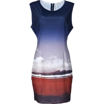 Dámské šaty Exquiss Paris W-219 šaty pouz./104128 barva: hnědá , velikost: L