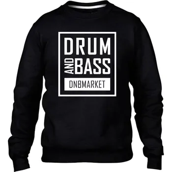 Pánská mikina DNB mikina pánská "Oblong" Velikost: XL, Barva: Černá - Design 1