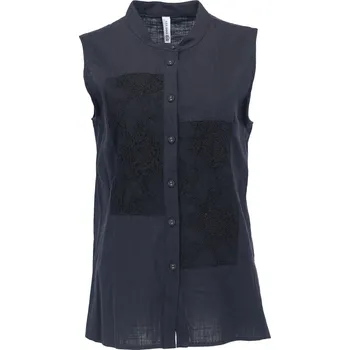 Dámská košile C01-307 Košile Itálie barva: černá, Velikost: Univerzální