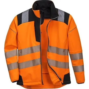 PORTWEST softshellová oranžová reflexní výstražná bunda T402 Varianta: vel. XXXL T402_OR-79365