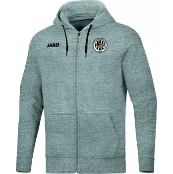 JAKO BASE bunda s kapucí s logem FCHK vel. 38, šedá