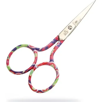 Krejčovské nůžky Nůžky vyšívací 9cm rainbow růžovomodrý vzor