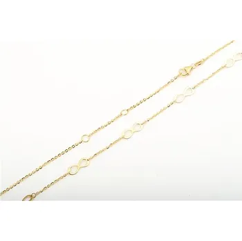 Náhrdelník Dámský náhrdelník nekonečno ze žlutého zlata ZLNAH049F + DÁREK ZDARMA